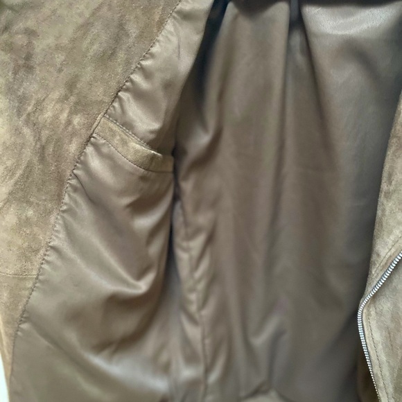 Allsaints Suede Men’s Leather Jacket - Picture 6 of 8